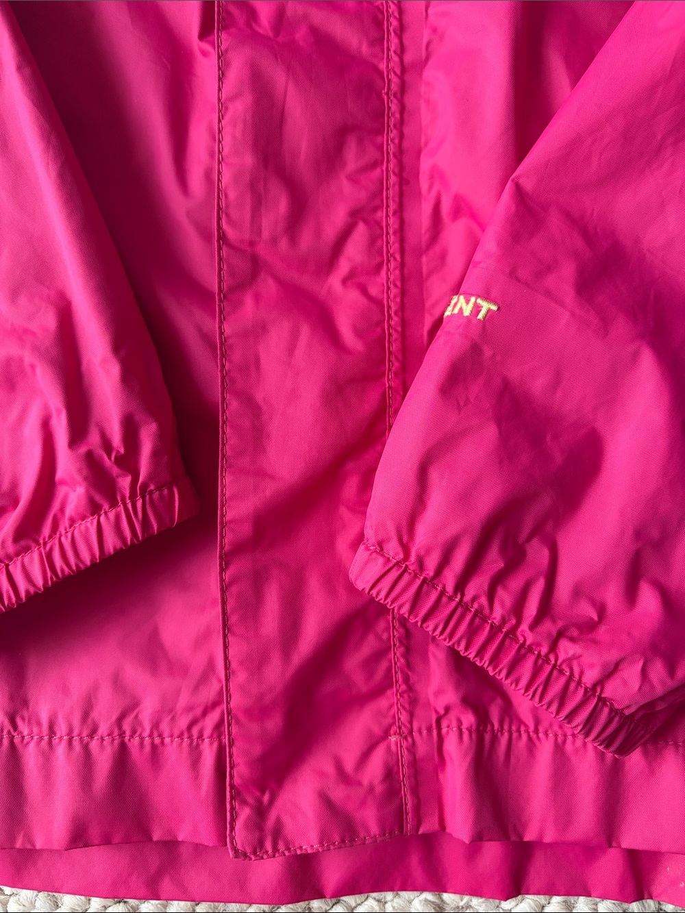 The North Face Girls' Bright Pink Hooded Raincoat - Picture 4 of 8